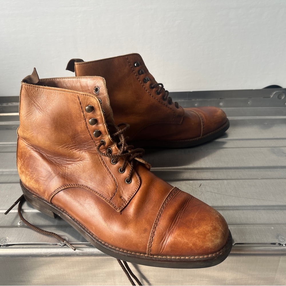 Coach Brown Genuine Leather Boots